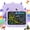 Cyclops Purple, variant on LCD Writing Tablet Doodle Board Colorful Mess Free For Kids 3-9 Years Old