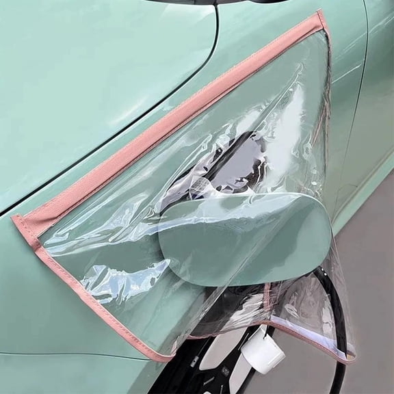 Car Charging Port Rain Cover,Magnetic Electric Car Charger Plug Cover,Ev Charger Port C-over,Waterproof C- Power -ort Rain C-over,Universal EV Charging -ort Dustproof C-over, Snow R-ain Protection