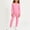 #2Watermelon Red, variant on Acaics Boys And Girls Solid Long Sleeve Top And Pants Outfit Set Soft Cotton Casual Loungewear For Kids