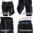 thumbnail image 2 of Men’s Heavy Duty Work Pants – Cordura Reinforced Knees, Multi‑Pocket Utility Cargo Trousers for Construction & Safety, 2 of 6