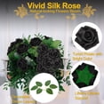thumbnail image 4 of Keylever 50 Pcs Faux Artificial Flowers Black Real Looking Fake Foam Roses Bulk with Stems for DIY Wedding Party Bouquets Halloween Floral Arrangement Home Decors, 4 of 10