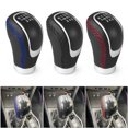 thumbnail image 2 of 5/6 Speed Universal R PU Leather Gear Shift Knob Manual Car Gear Stick Head Shift Replacement Knob Modified Shift Head, 2 of 5