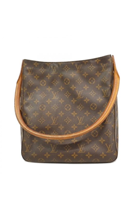Pre-Owned Louis Vuitton Monogram Looping GM Shoulder Bag M51145 Brown Women's