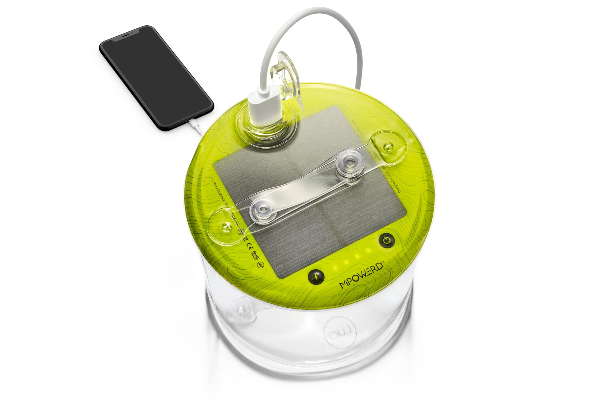Mpowerd Luci Pro Outdoor 2.0: Solar Inflatable Lantern + Charger, Camping Lantern