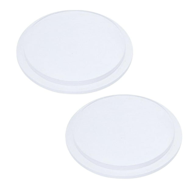 2 tapas para cubos y vasos para pulir joyas (KT6808). Accesorio de repuesto de goma práctico y profesional.