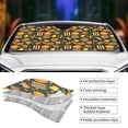 thumbnail image 5 of Zufioo Autumn Harvest Pumpkin Basket Print Car Windshield Sunshade, UV Protection Heat Insulation Protective Cover Suitable for Car, SUV, Truck Auto Accessories-Autumn Harvest Pumpkin Basket, 5 of 8