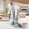 thumbnail image 3 of Hakka 25LB Electric Sausage Stuffer Stainless Steel and Vertical Commercial Sausage Maker, 3 of 10