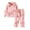 Pink, variant on WOYY Toddler Girls Bow Hoodie Sweatpants Outfits Kids Solid Casual Sweatsuit, Sizes 3-4T
