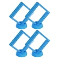 thumbnail image 1 of Marco flotante Uxcell 4Pcs Display Case 9x9x2cm/3.5"x3.5"x0.8" para joyas, conchas y medallas, azul zafiro, 1 of 5