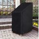 thumbnail image 3 of Funda para muebles de jardín de 2 piezas, funda protectora impermeable para sillones de patio al aire libre con cuerda ajustable (75 * 75 * 120 cm, negro), 3 of 5