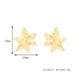 thumbnail image 3 of HomeKingdee Korean Fashion Five-pointed Star Alloy Ladies Earrings - Gold Color​-colored Star Shape Earrings for Women Girls Daily Wear and Special Occasions, 3 of 5