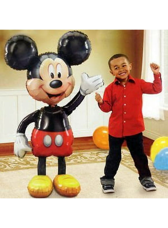 Jumbo Birthday Foil Balloon Mickey Mouse Airwalker 52" Decoration Party Supplies
