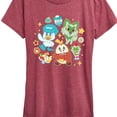 thumbnail image 3 of Pokémon - Sprig Fuec Quax Cafe - Women's Short Sleeve Graphic T-Shirt, 3 of 5