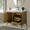 thumbnail image 3 of Vanity Art 42" Single Sink Bathroom Vanity Cabinet with Ceramic Countertop, 3 of 12