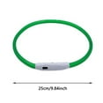 thumbnail image 2 of USB Rechargeable LED Illuminated Dog Collar with Multiple Light Modes for Nighttime Visibility and Outdoor Adventures, 2 of 5