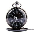 thumbnail image 4 of Daisyyozoid Wholesale Simple Retro Romantic Double Display Pocket Watch Quartz Watch, 4 of 6