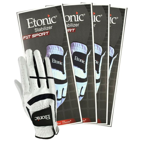 Etonic Golf MRH Stabilizer� F1T Sport Glove (4 Pack) White Small