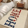 thumbnail image 4 of 3'x5' Area Rugs, Khaki Vintage Indoor Outdoor Area Rug for Living Room Bedroom, American Flag Retro Art Rustic Washable Bathroom Rugs Kitchen Floor Carpet Mats Home Decor Aesthetic, 4 of 8