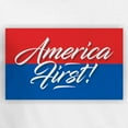 thumbnail image 3 of CafePress - America First Long Sleeve T Shirt - Women's Long Sleeve Graphic Casual T-Shirt, 3 of 4