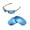 Blue, variant on Walleva Clear Non-Polarized Replacement Lenses for Maui Jim Makaha Sunglasses