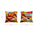 thumbnail image 5 of La Broderie 20" Square Throw Pillow & Feather Down Insert Colorpop Multicolored, 5 of 6
