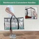 thumbnail image 4 of 6-Pack Large Capacity Moving Bags with Reinforced Handles, Heavy-Duty Clear Storage Totes for Clothes and Moving Supplies, 4 of 5