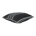 thumbnail image 5 of (2 pack) Mainstays 18" x 18" Black Stripe Cord Cotton Rich Decorative Pillow, 5 of 7