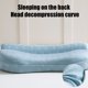 thumbnail image 4 of Almohada refrescante de seda con funda extraíble, almohada de apoyo para dormir para cabeza y cuello, almohada transpirable y ergonómica para el hogar y el dormitorio., 4 of 6
