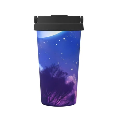 

Junzan Dreamy Colorful Starry Sky for Stainless Steel Vacuum Insulated Tumbler - Reusable Insulated Cold Brew Iced Coffee Cup Thermos -Gifts for Women Men Him Her