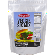 Vegan Burger (18 Serving Bag): Veggie Six Mix - Long Term Storage 10  Years