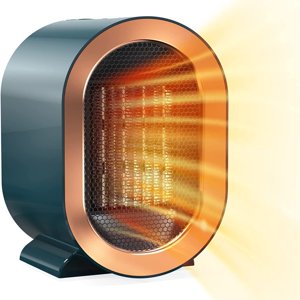 Space Heater  Space Heaters for Indoor Use  Portable Heater PTC Fast Heating Safe Quiet Ceramic Heater  Electric Heater with Thermostat  Small Space Heater for Office Desk Bathroom Bedroo
