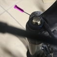 thumbnail image 4 of 50 Uds tapas de extremo de Cable de bicicleta puntas de Cable de palanca de cambios de freno de aleación de aluminio (púrpura), 4 of 7