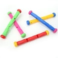 thumbnail image 1 of 5pcs Strong Plastic Unbreakable Diving Sticks with Bright Colors for Kids Swimming Training, 1 of 8