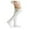 A-White12, variant on Bibifish Womens Over The Knee Plush Socks Black With Orange Trim Soft Warm Fuzzy Comfy Winter Home Sleeping Loungewear Fuzzy Socks