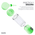 thumbnail image 5 of Procesadora Portátil Mini Vaso Licuadora Shaker Recargable Gaon Verde GN-6001, 5 of 5