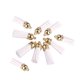 thumbnail image 5 of Llavero dijes colgante Ounissouiy 10 piezas decoraciones accesorio pequeña borla Blanco 5Conjunto, 5 of 6