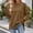Brown, variant on Women Sweatshirt Sevevn Crew Neck Oversized Fit French Terry Fabric Drop Shoulder Long Sleeve Tunic Top With Side Slit Hem For Daily Casual Lounging Wear