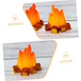 thumbnail image 3 of Miniature Campfire Decor Under 5 ! Yrmaups Mini Fire Model Dollhouse Accessory Fake Fire Pretend Play Craft Ornament Tiny Decoration for Diorama Train Set Scene Model Landscape, 3 of 5