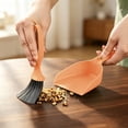 thumbnail image 4 of Mini Dustpan Brush Set, Small Broom for Desk Keyboard, Handheld Quick Cleanup Tools, for Kitchen Table Corner, Pets Nest, Sofa, Table Whisk Brooms Sweep, Dustpan and Brush Combo, 4.6x7 inch, 4 of 7