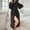 Dark Gray, variant on Mrasaso Womens Hooded Fleece Robe, Belted Soft Long Plush Bathrobe with Pockets, Lounge Winter Warm Fuzzy Spa Robes Nightgowns on Clearance