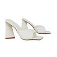thumbnail image 3 of XY London Womens Maylin Quilted Sculptured Heel High Heels, 3 of 5