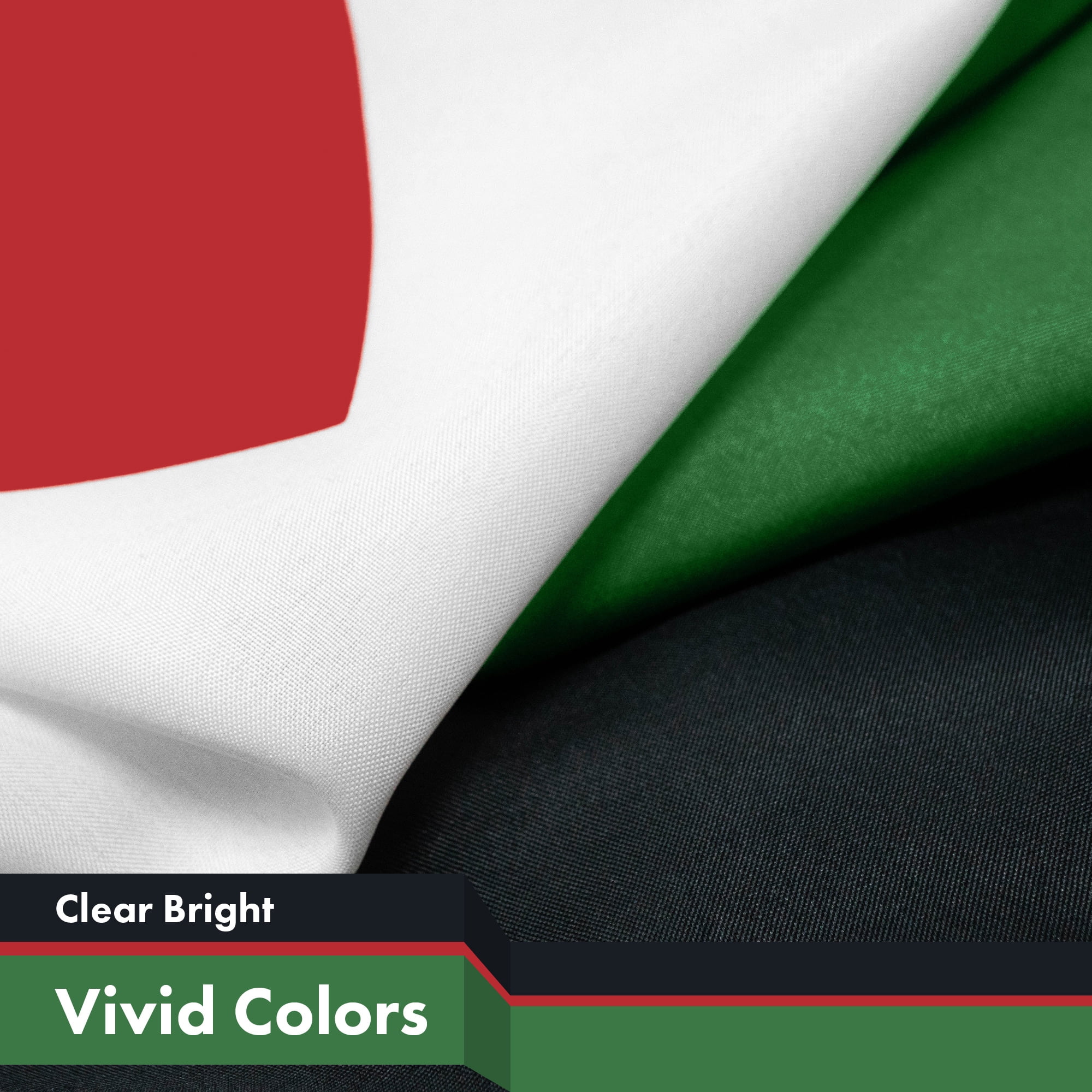 Palestine Palestinian Flag 3x5FT 3-Pack 150D Printed Polyester By G128