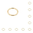 thumbnail image 3 of Cateissary Paquete de 10 llaves pequeñas, anillo, decoración artesanal, llavero , bricolaje, organización hecha a mano, círculo, artesanía Oro 10Conjunto, 3 of 6