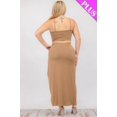 thumbnail image 5 of Plus Size Crop Cami & Split Thigh Maxi Skirt Set, 5 of 5