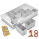 thumbnail image 1 of Molde para hornear con números, números y letras, molde para tartas, molde para tartas grande rectangular, molde para hornear de aluminio, molde para hornear con números, ajustable, antiadherente,, 1 of 6