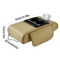 thumbnail image 3 of Ohmyroo Universal Car Armrest Pad With Cup Holder Phone Charging Storage Function, 3 of 4