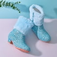 thumbnail image 5 of Piuwrlz Kids Boots Blue Girls Winter Shoes Blue Size 26, 5 of 7