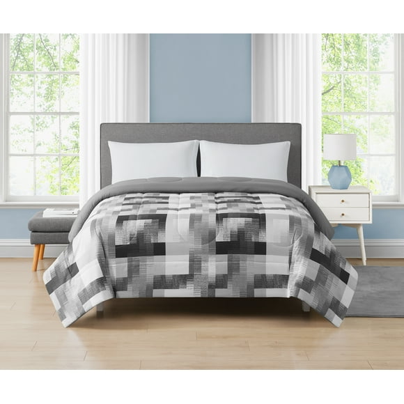 Mainstays Plaid Reversible Comforter Double/Queen