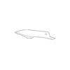 Genuine OE BMW Windshield Pillar Trim - 51-43-9-167-337