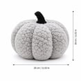 thumbnail image 3 of Halloween Pumpkin Throw Pillow, Ultra Soft Faux Lambswool, 7.9 Inch 11.0 Inch 1 Pack Plush Decorative Cushion, For Sofa Couch Bedroom Home Party Halloween Harvest Festival Decor, 3 of 7
